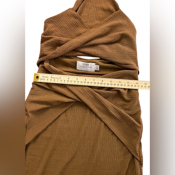 Significant Other brown Hallie halter dress size 2 - Picture 5 of 9